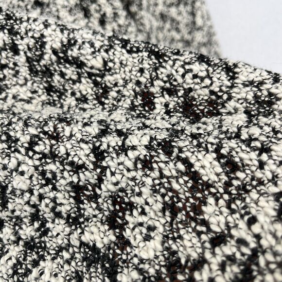 EILEEN FISHER Sweater M Cotton Viscose Slub Melange Chunky Knit Pullover Gray - Picture 10 of 16